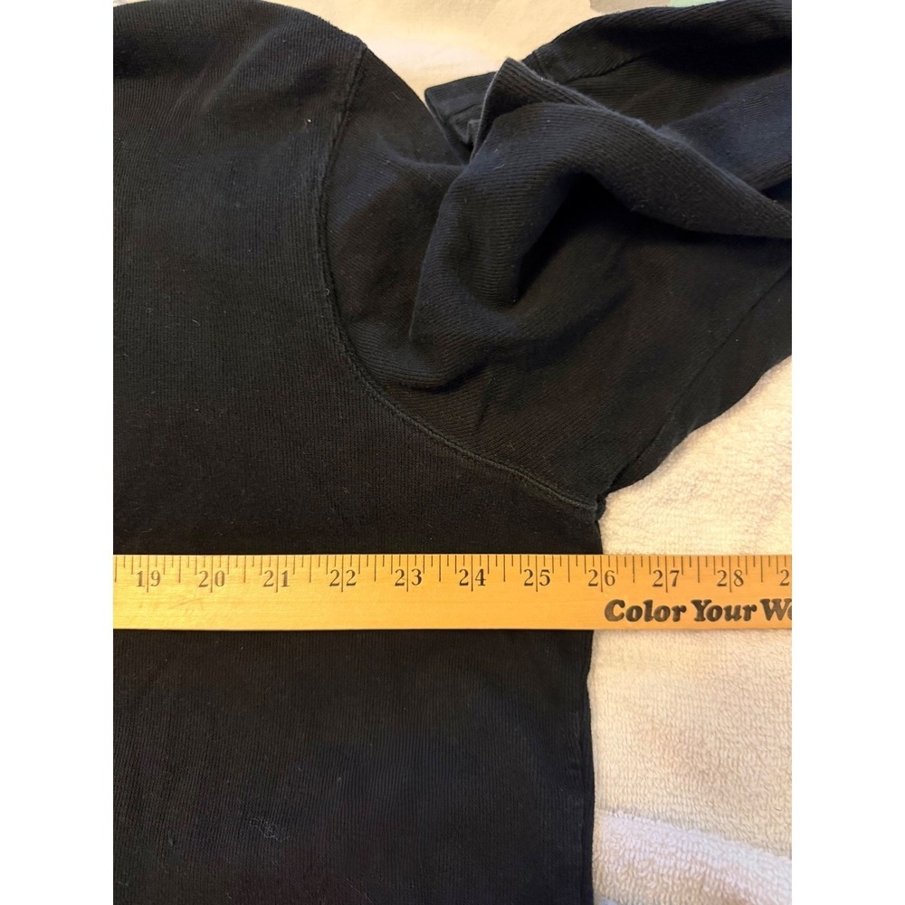 Polo Ralph Lauren Estate Rib Mens XL Black Quarter Zip Pullover Sweater - Picture 7 of 11